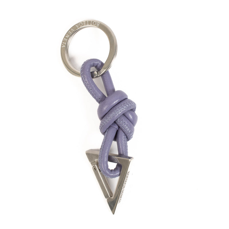 Bottega Veneta Lavender Leather Keychain Charm