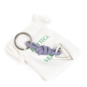 Bottega Veneta Purple Leather Keychain Charm