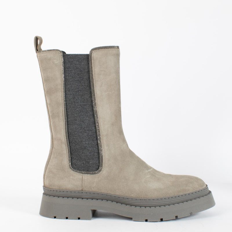 Authentic Brunello Cucinelli Suede Ankle Boot - Size 40,5 on Labellov.com