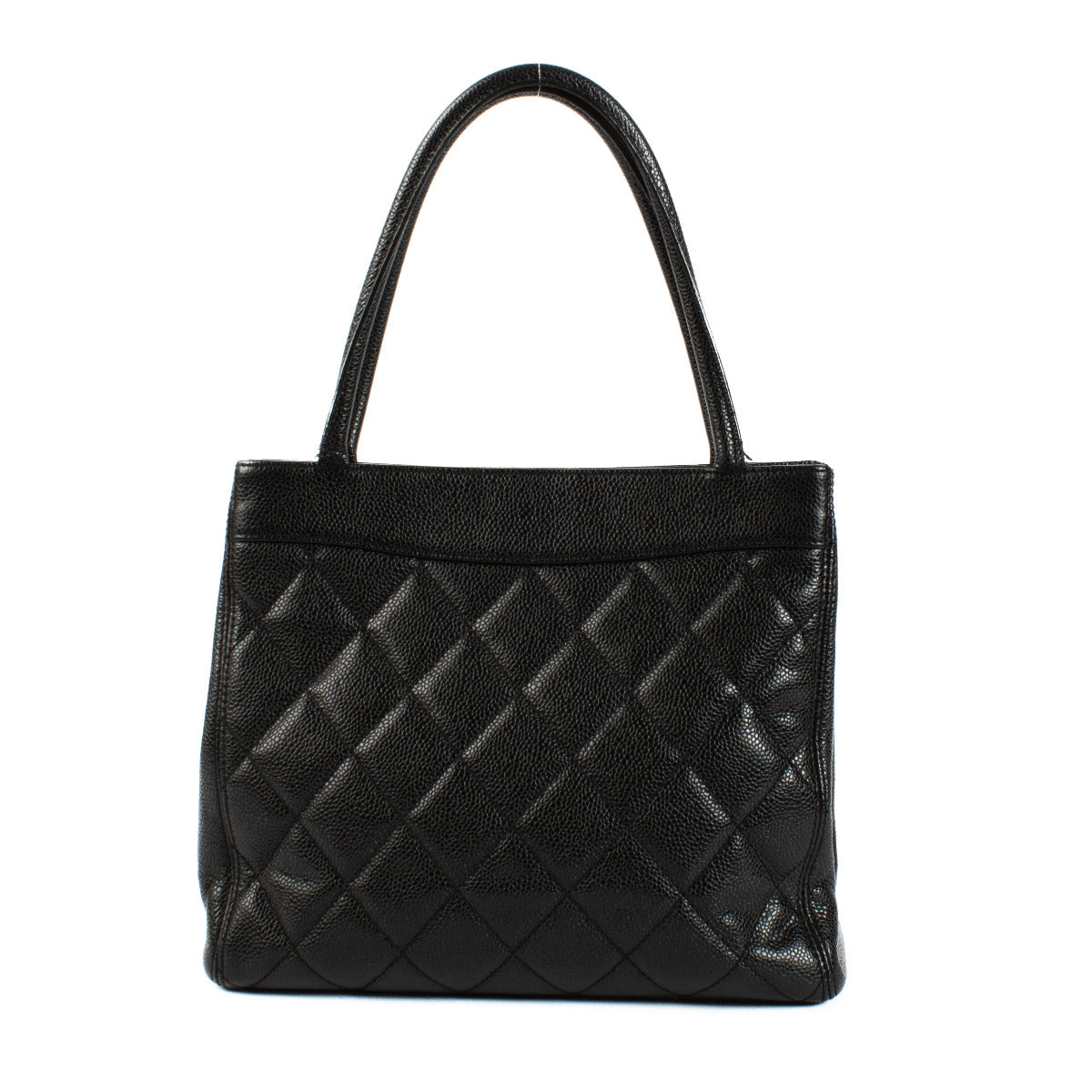 Chanel Black Quilted Small CC Tote Bag