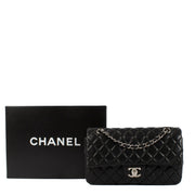 Chanel Black Lambskin Medium Classic Double Flap Bag