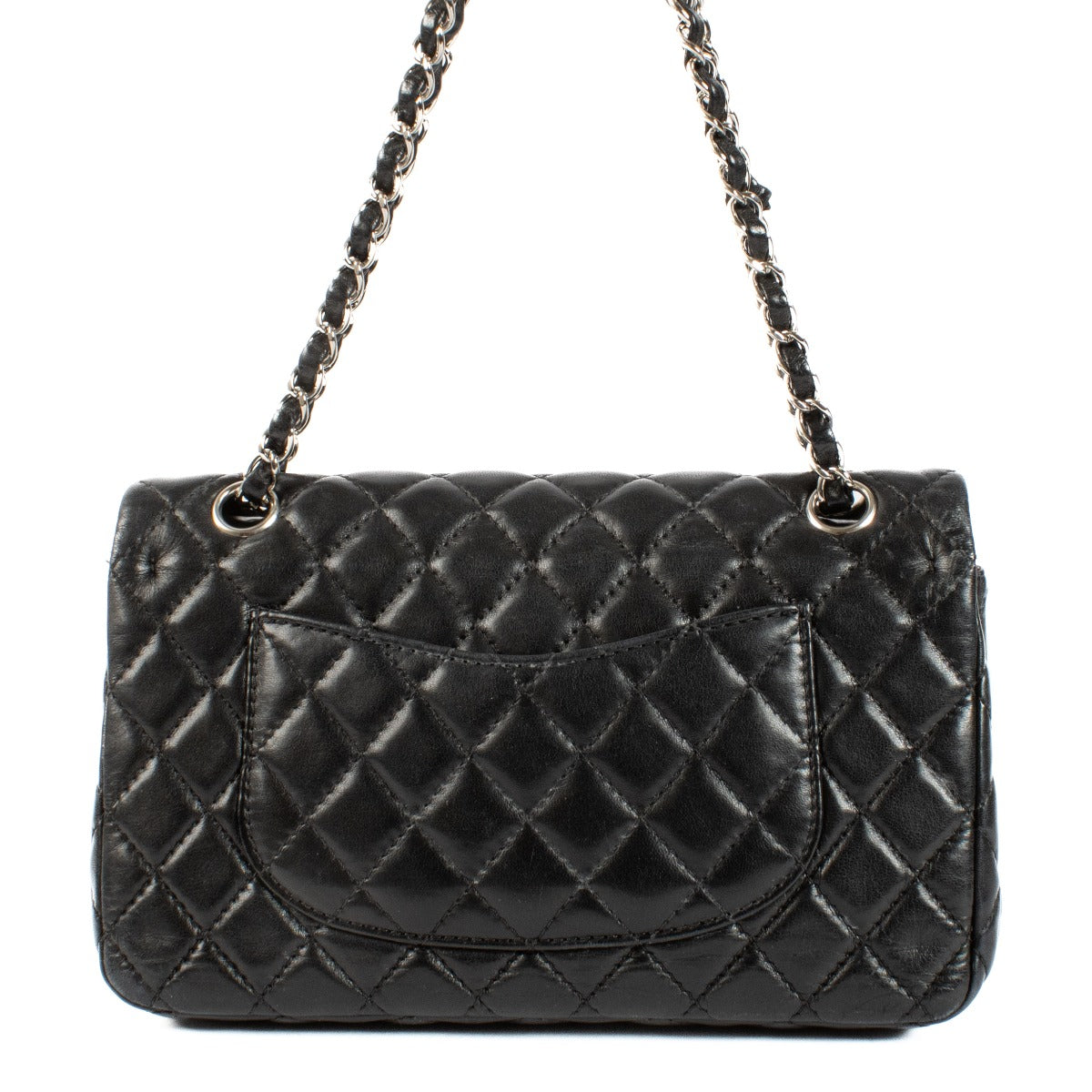 Chanel Black Lambskin Medium Classic Double Flap Bag