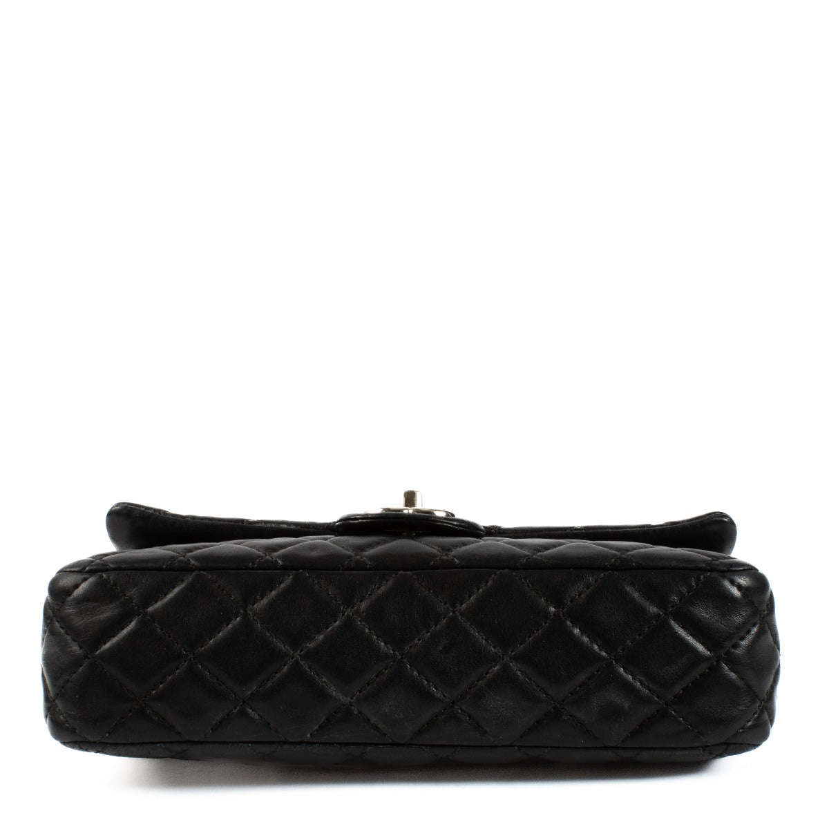 Chanel Black Lambskin Medium Classic Double Flap Bag