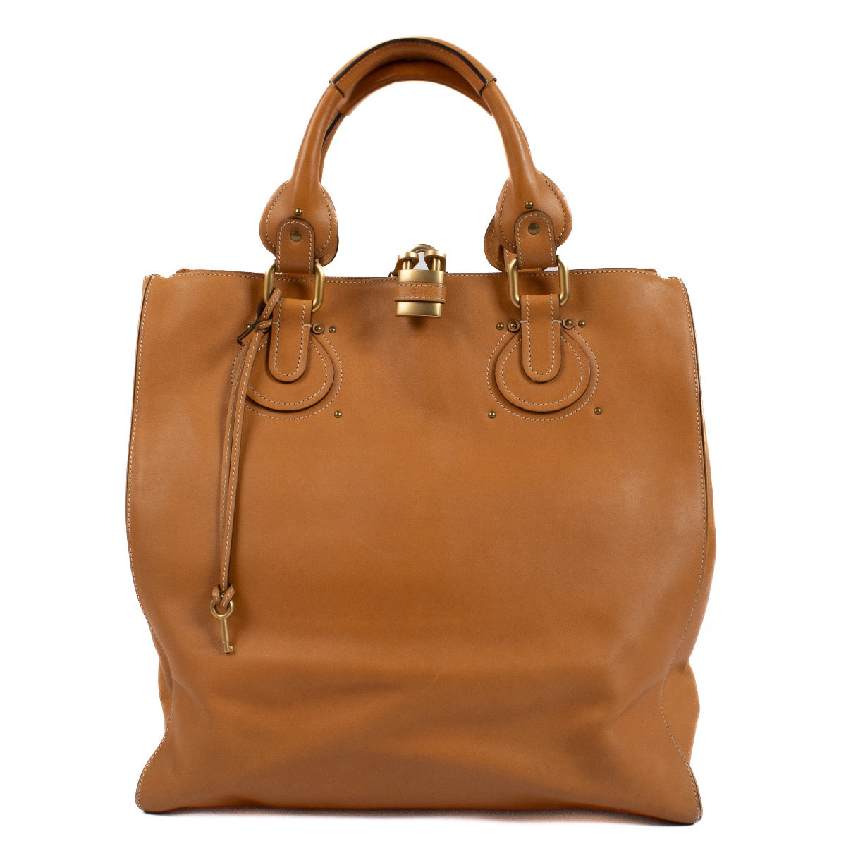 Authentic second hand Chloé Camel Paddington Tote Bag on Labellov.com