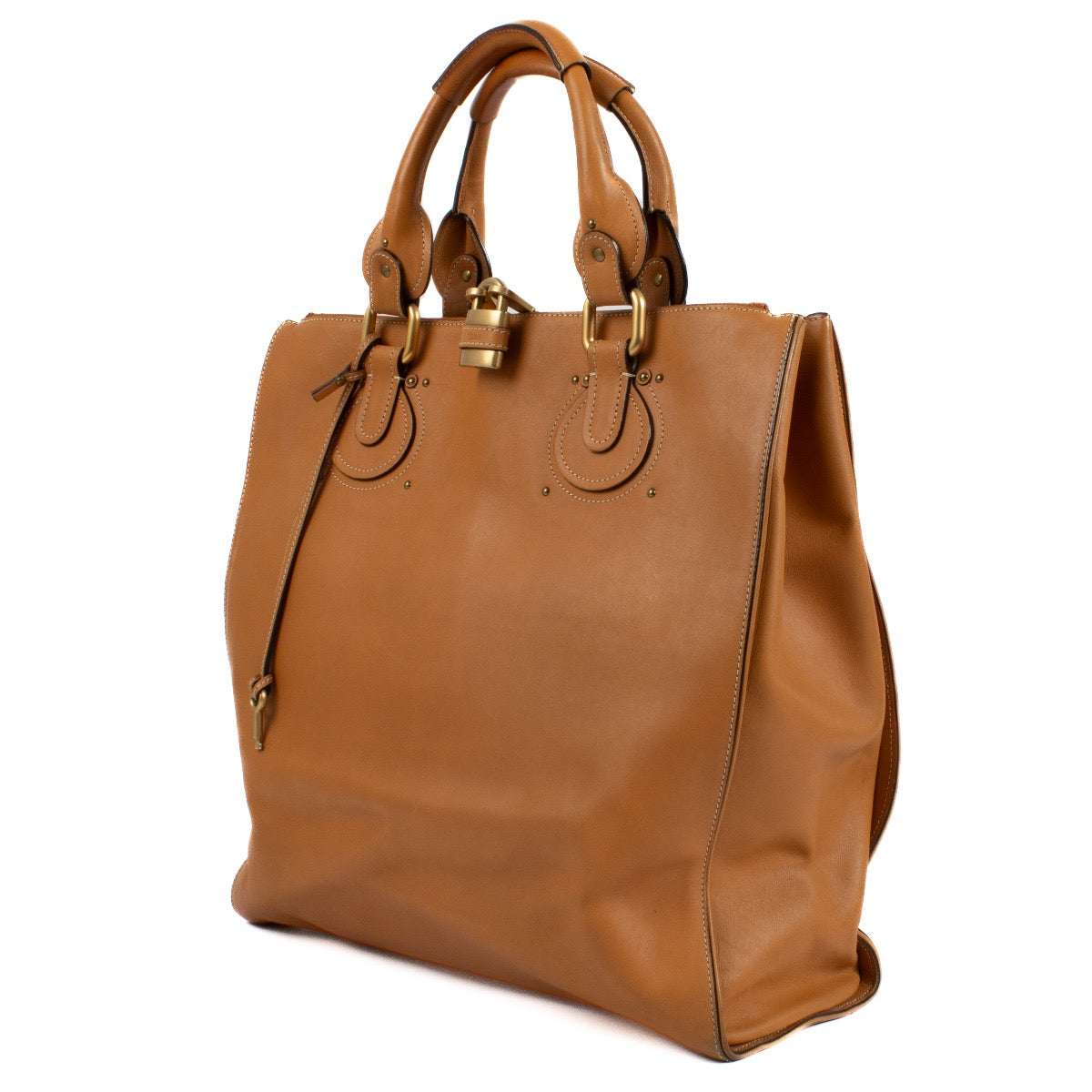 Authentic second hand Chloé Camel Paddington Tote Bag on Labellov.com
