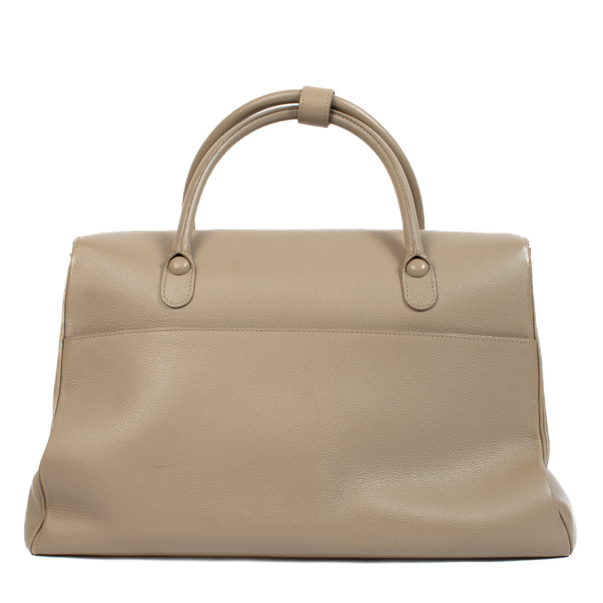 Delvaux Brillant Double Poignée Sellier Tourterelle tas
