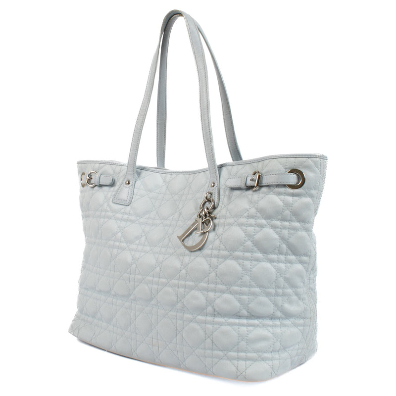 Buy authentic second hand Christian Dior Blue Soft Lady Dior Tote at Labellov.com