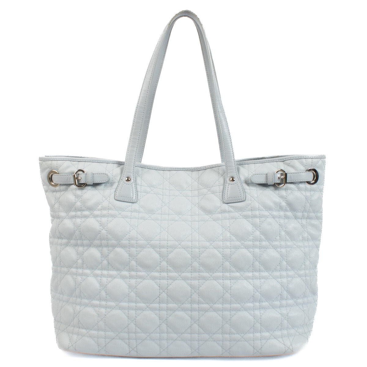Buy authentic second hand Christian Dior Blue Soft Lady Dior Tote at Labellov.com