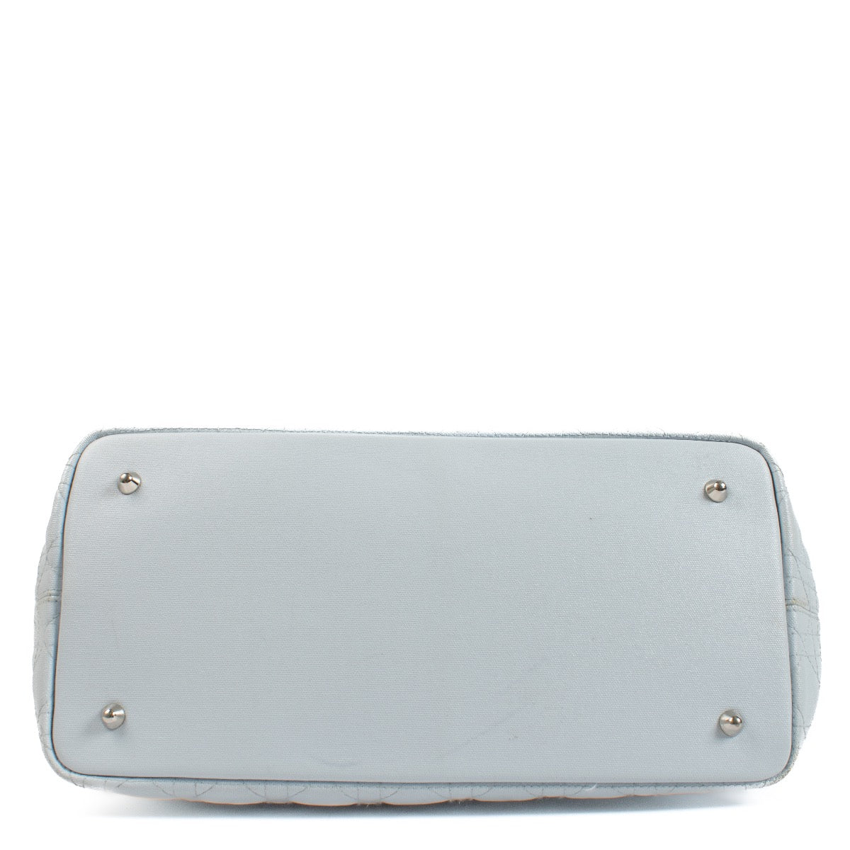 Buy authentic second hand Christian Dior Blue Soft Lady Dior Tote at Labellov.com