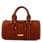 shop 100% authentic second hand Burberry Terracotta Nubuck Boston Bag on Labellov.com