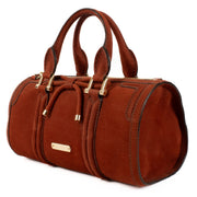 shop 100% authentic second hand Burberry Terracotta Nubuck Boston Bag on Labellov.com