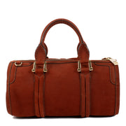 shop 100% authentic second hand Burberry Terracotta Nubuck Boston Bag on Labellov.com
