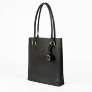 Delvaux Le Jeff black leather shoulder bag minimalist luxury