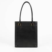 Delvaux Le Jeff black leather shoulder bag minimalist luxury