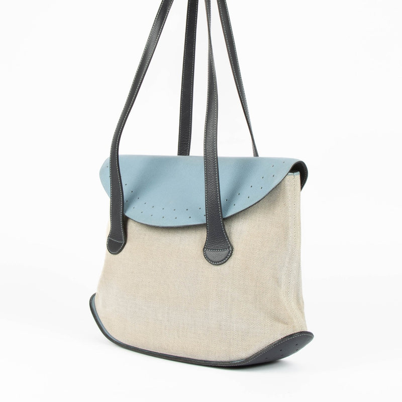 Shop Authentic Delvaux Multicolor Mémoire Canvas Bag on Labellov.com