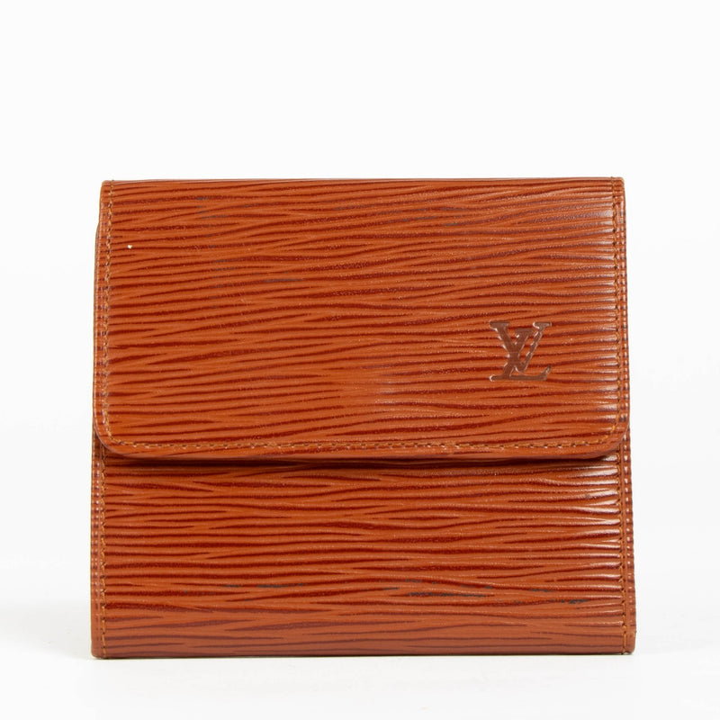 Authentic pre-loved Louis Vuitton Cipango Gold Epi Leather Elise Wallet on Labellov.com