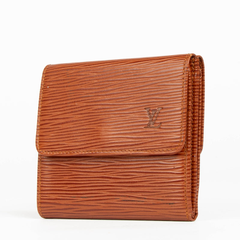 Authentic pre-loved Louis Vuitton Cipango Gold Epi Leather Elise Wallet on Labellov.com