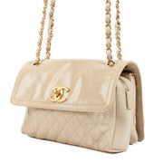 Shop 100% Authentic Secondhand Chanel Beige Lambskin Shoulder Bag on Labellov.com