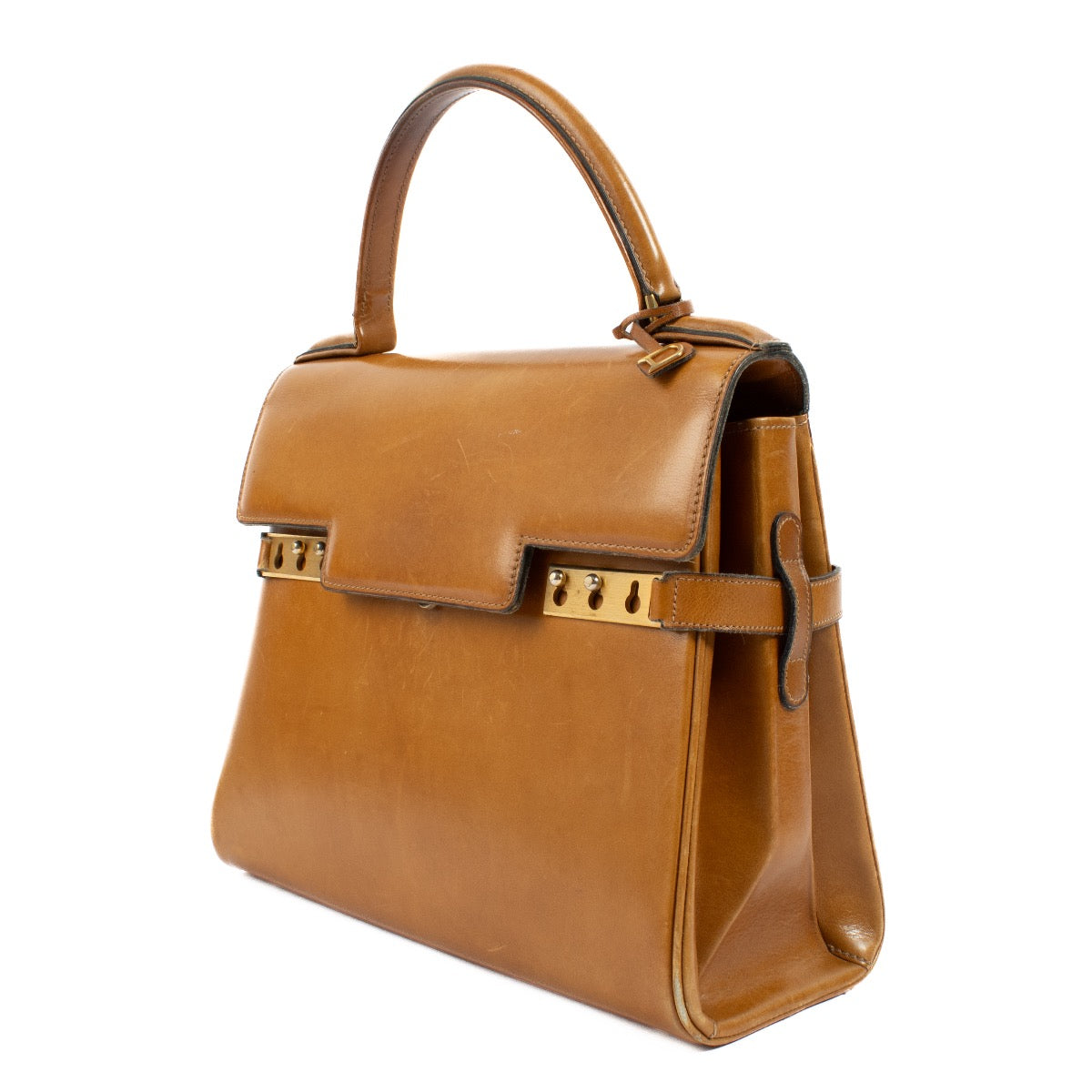 Shop 100% Authentic Secondhand Delvaux Cognac Tempête MM on Labellov.com