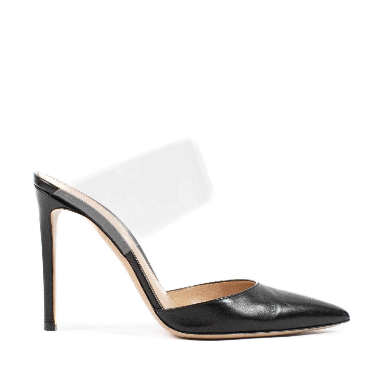 shop 100% authentic second hand Gianvito Rossi Black PVC Pumps - Size 38 1/2 on Labellov.com