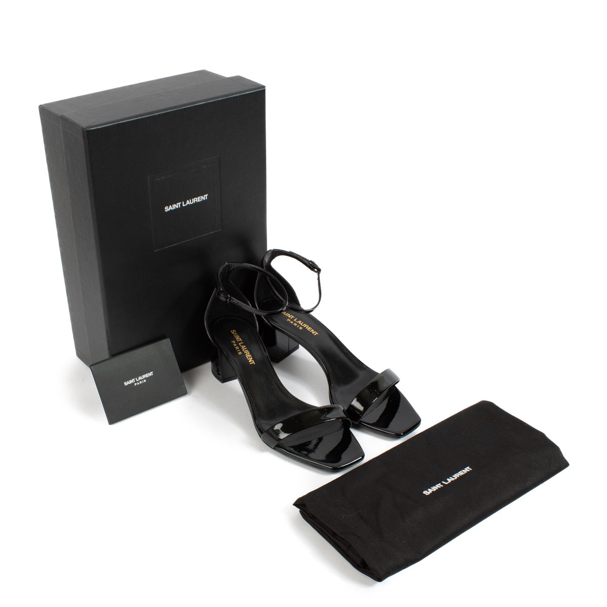 shop 100% authentic second hand Saint Laurent Black Patent Leather Loulou 50 Pumps - Size 38 on Labellov.com
