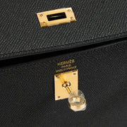 Achetez Hermès Kelly II Sellier 25 Noir Veau Epsom chez Labellov