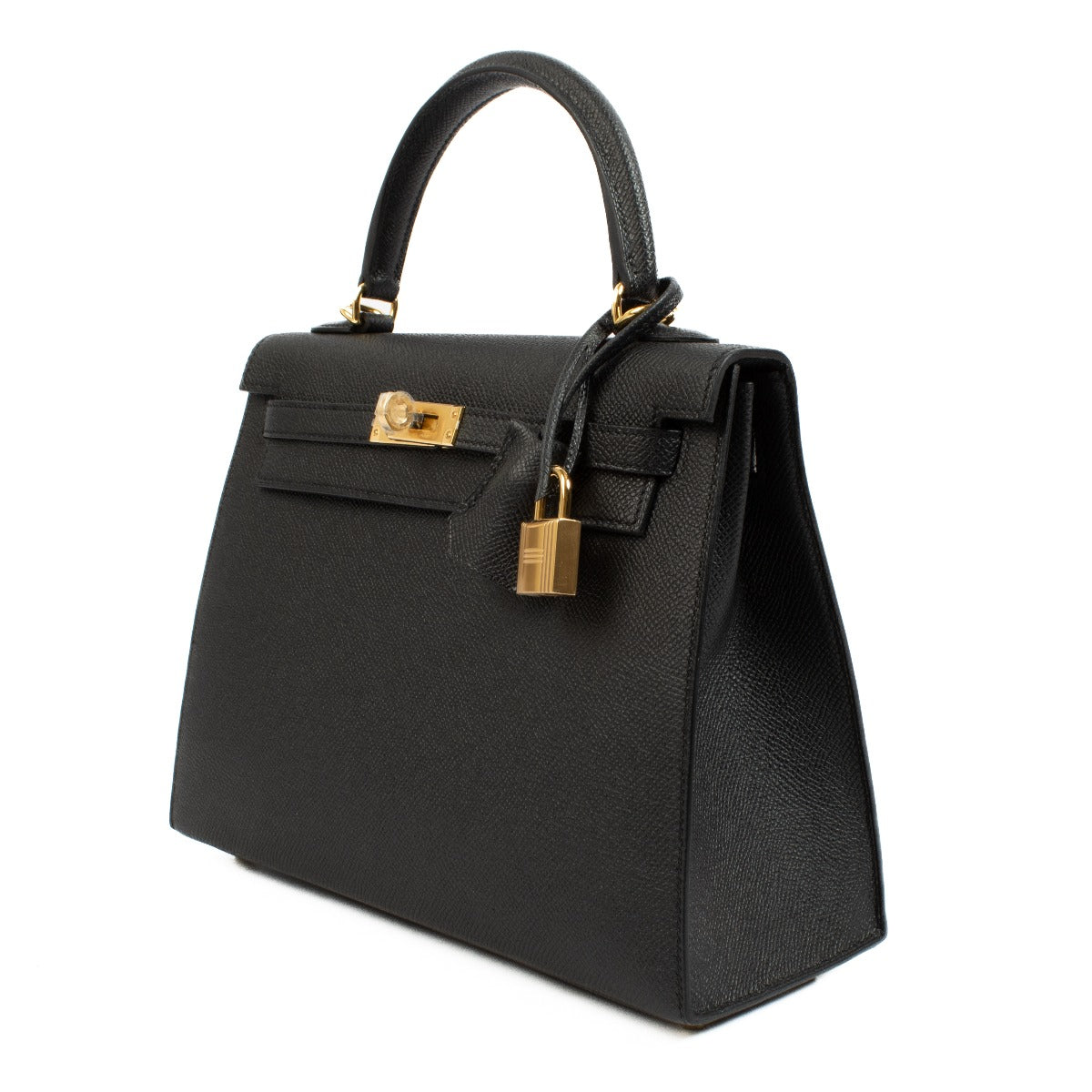 2024 Hermès Kelly 25 Black Epsom GHW