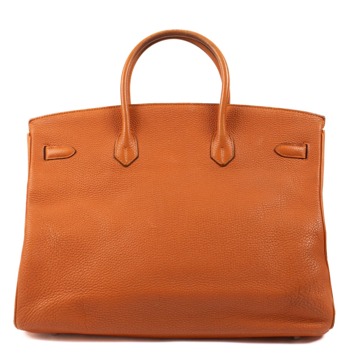Hermès Birkin 40 Orange Taurillon Clemence PHW