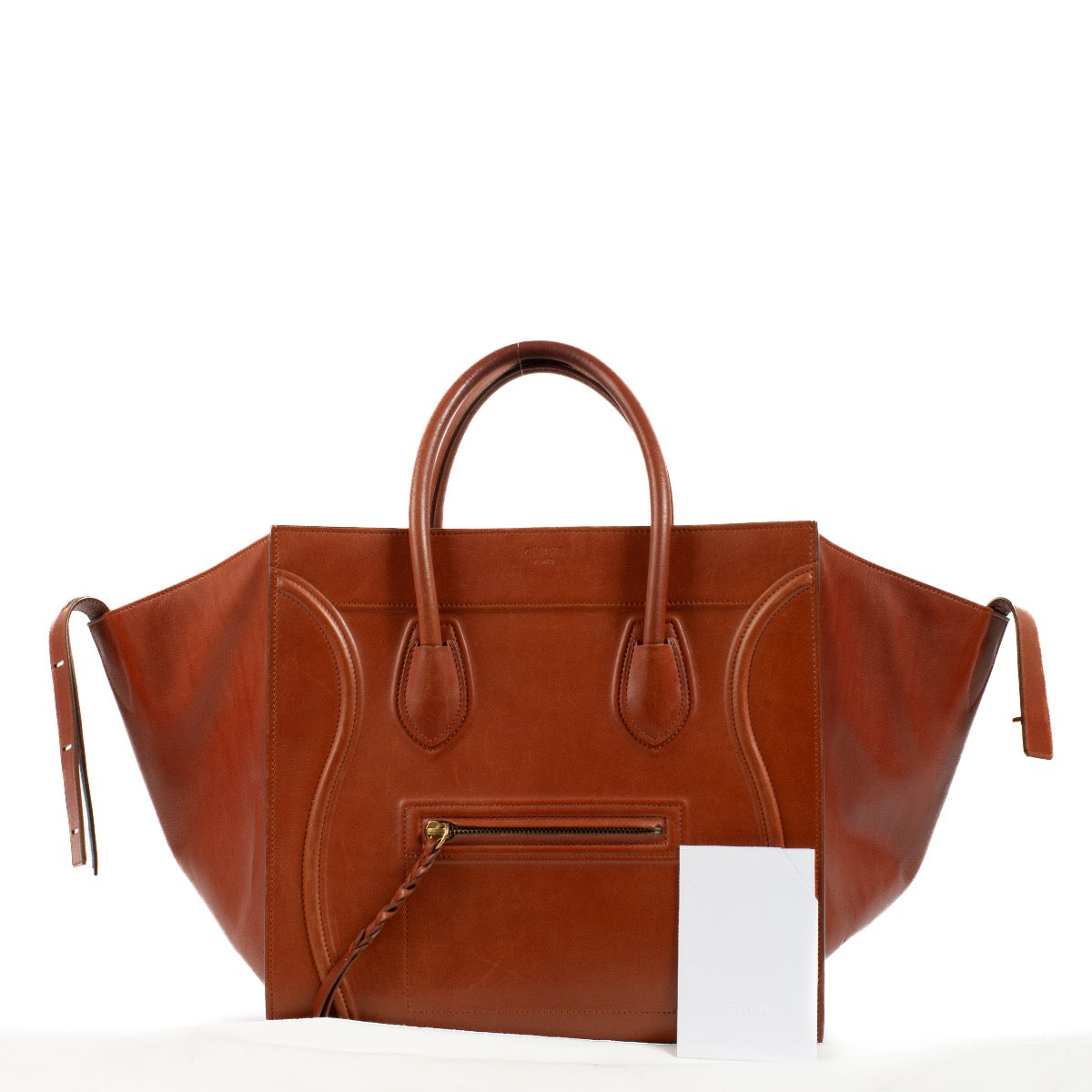 shop 100% authentic second hand Celine Burned Orange Mat Medium Phantom Bag on Labellov.com