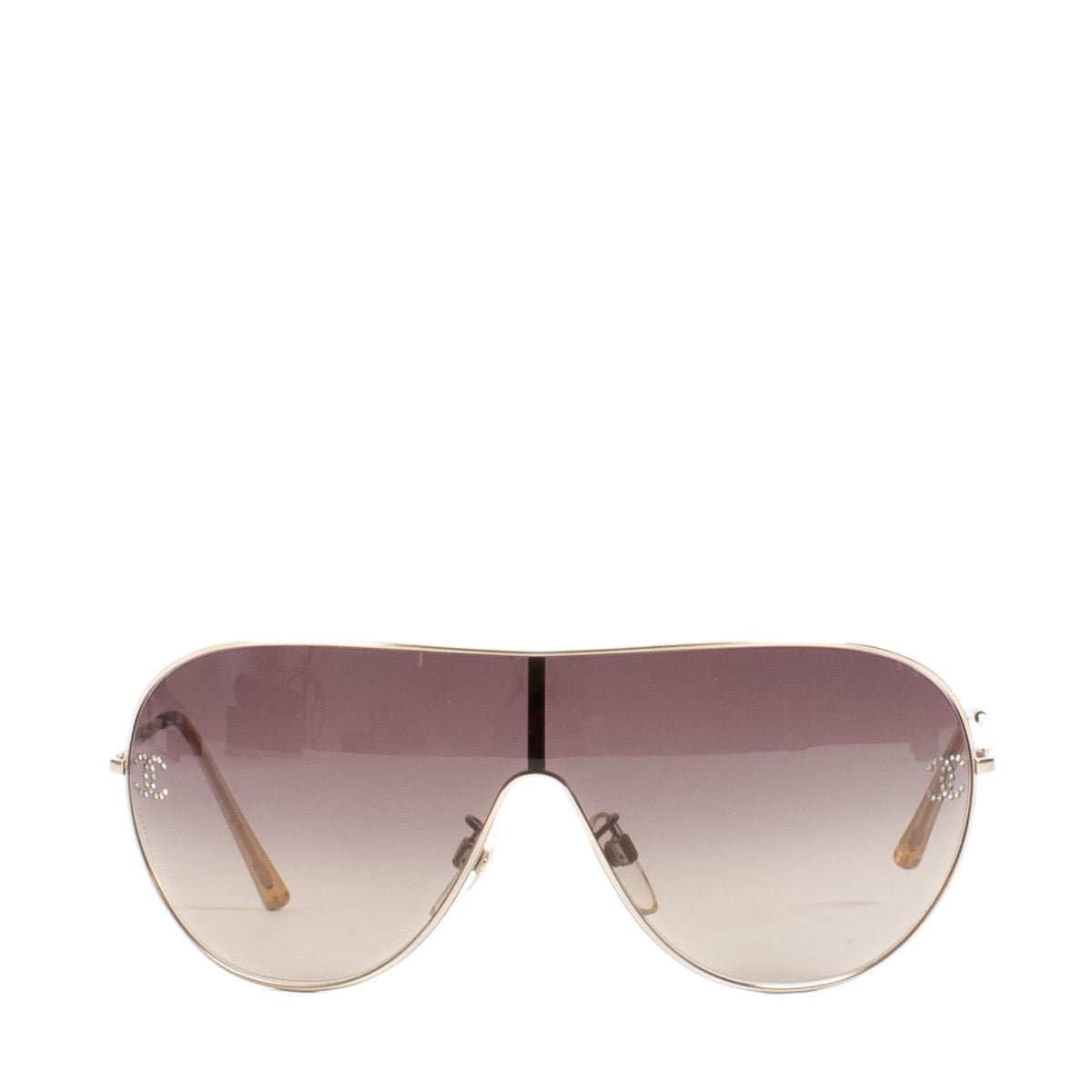 shop 100% authentic second hand Chanel Brown Aviator Sunglasses on Labellov.com