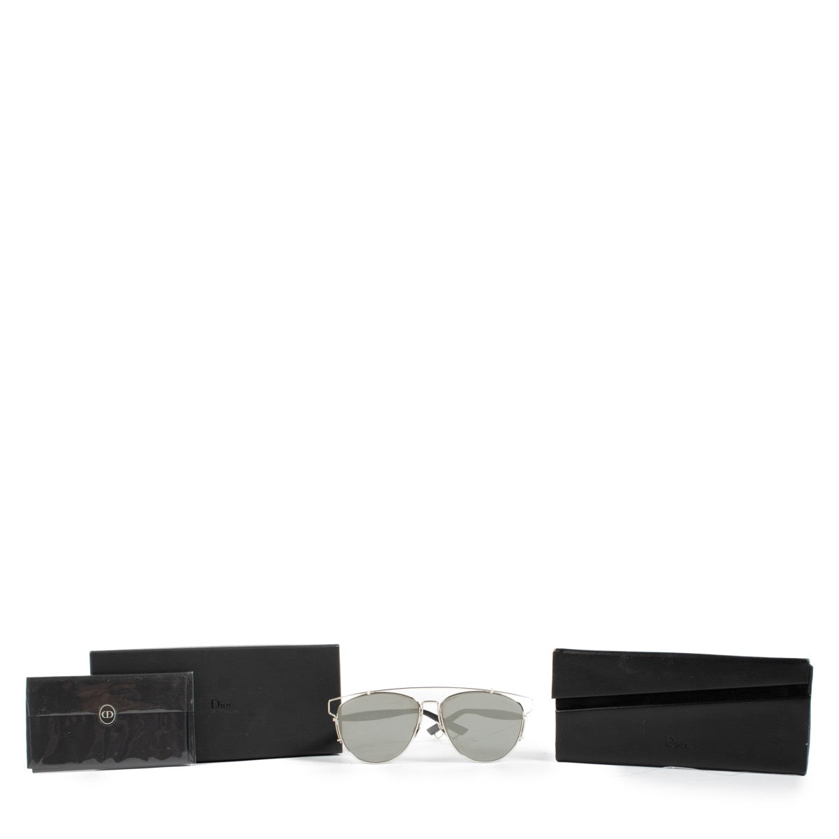 shop 100% authentic second hand Christian Dior Silver Technologic Glasses on Labellov.com