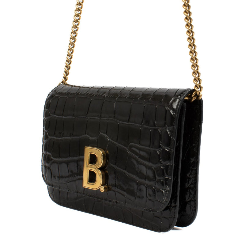 authentic pre loved Balenciaga Black Leather Wallet on Chain on Labellov.com