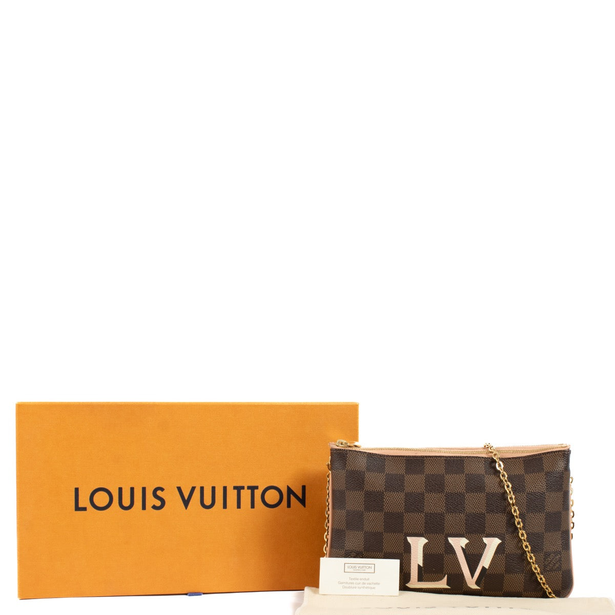 shop 100% authentic second hand Louis Vuitton Damier Ebene Zip LV Pochette on Labellov.com