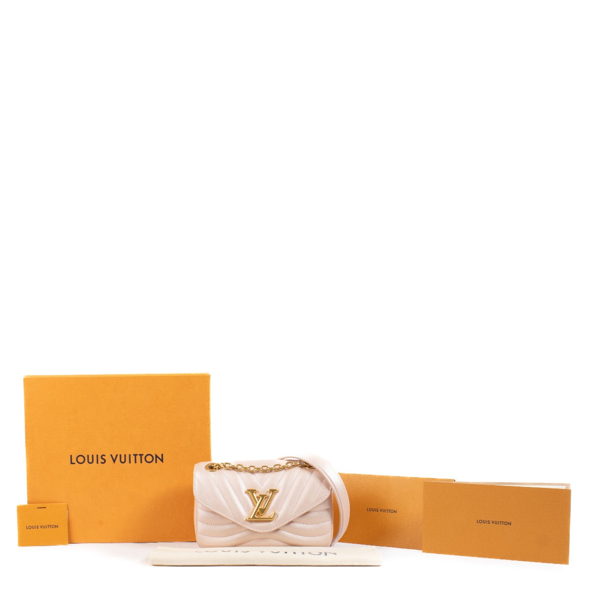 shop 100% authentic second hand Louis Vuitton Metallic Pink New Wave Crossbody Bag on Labellov.com