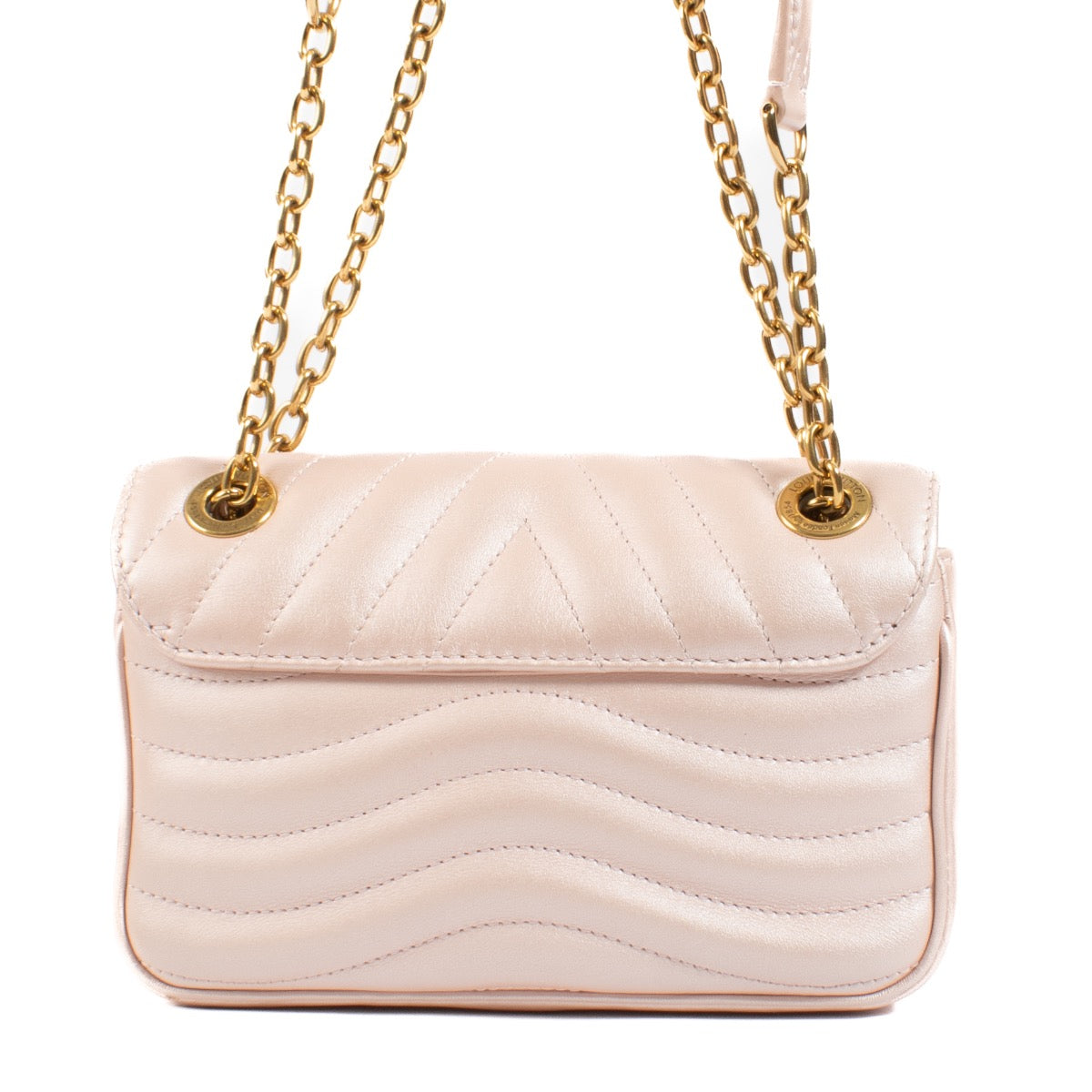 shop 100% authentic second hand Louis Vuitton Metallic Pink New Wave Crossbody Bag on Labellov.com