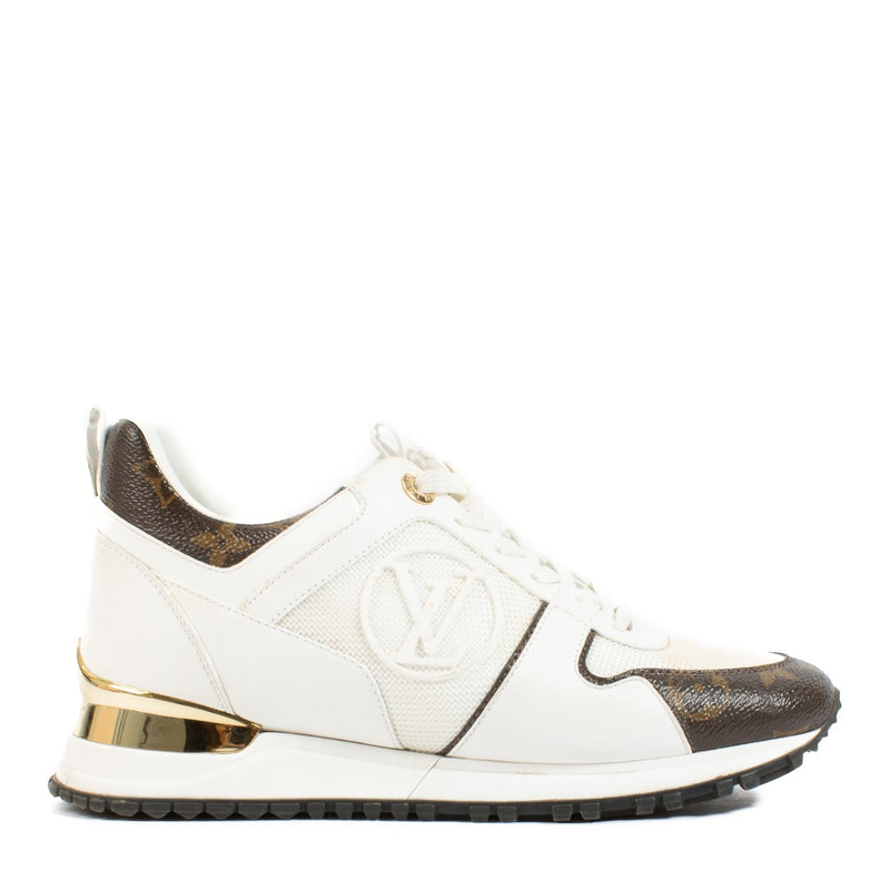 shop 100% authentic second hand Louis Vuitton White Run Away Sneakers - size 35 on Labellov.com
