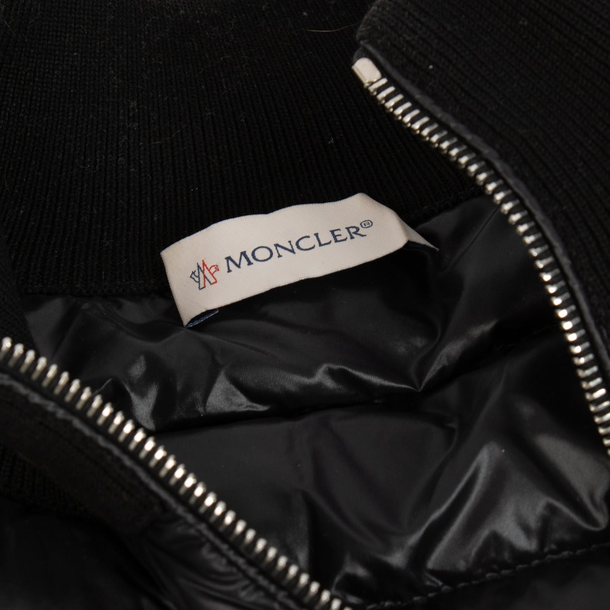 Moncler Black Padded Tricot Cardigan - Size M