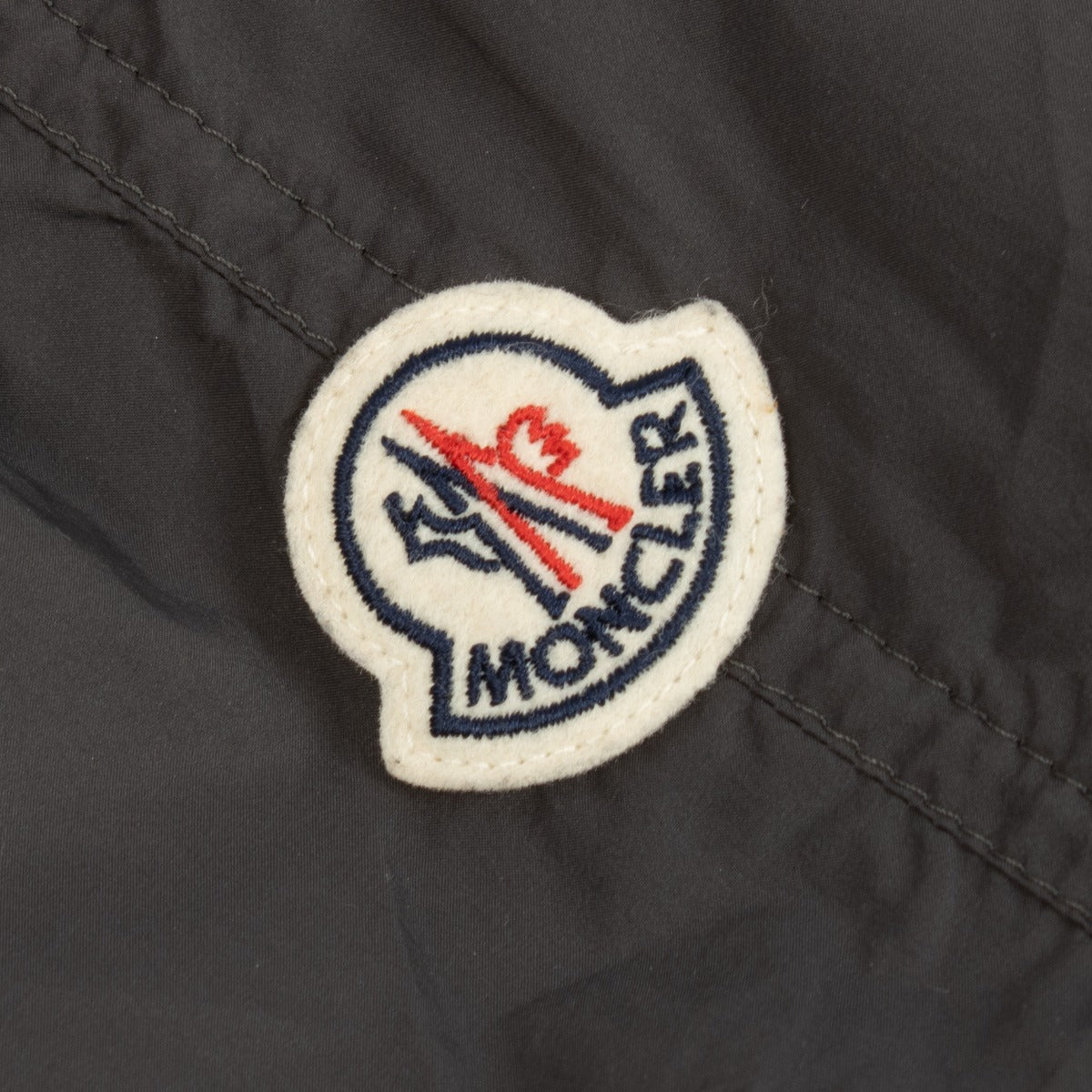 Moncler Nadire Anthracite/Gold Reversible Coat - Size 14