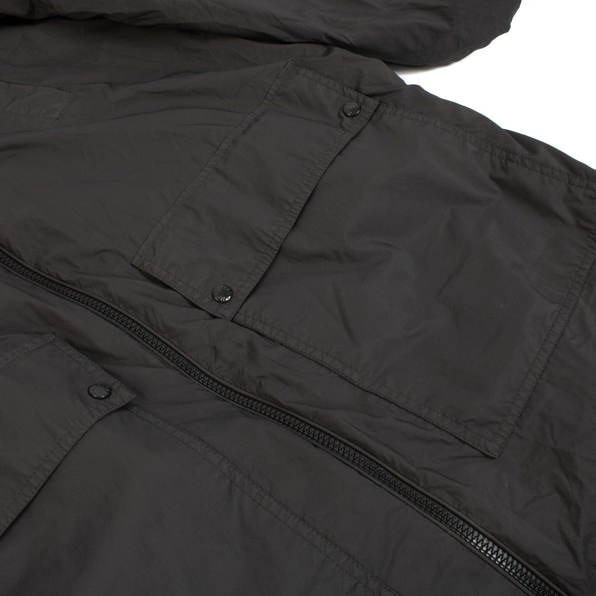 Moncler Nadire Anthracite/Gold Reversible Coat - Size 14
