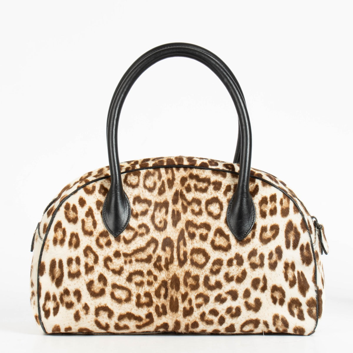 Authentic pre-loved Alaïa Leopard Print Calf Hair Satchel Bag on Labellov.com