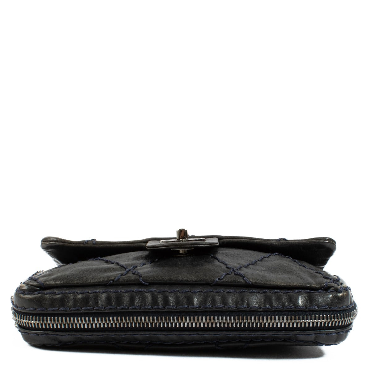 Shop 100% authentic secondhand Chanel Black Striped Seam Flap Bag on Labellov.com