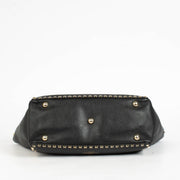 Authentic pre-loved Valentino Garavani Black Rockstud Shoulder Bag on Labellov.com