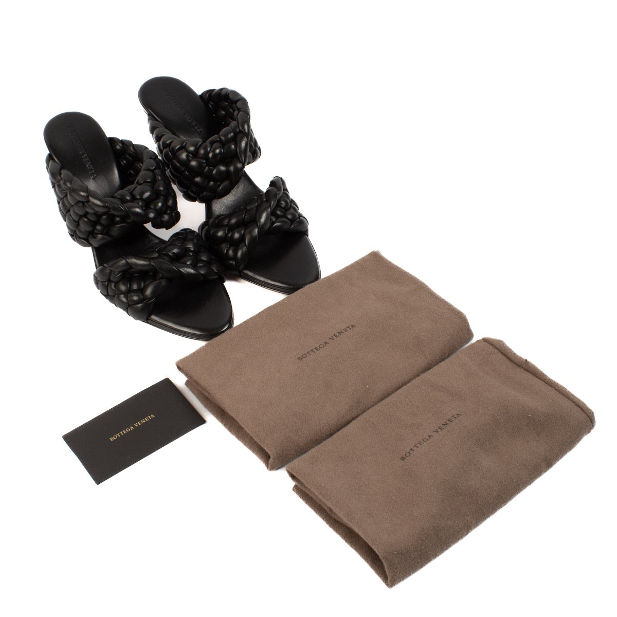 shop 100% authentic second hand Bottega Veneta Black Curve Mule Sandals - Size 40 on Labellov.com