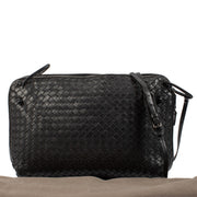Bottega Veneta Black Intrecciato Large Nodini Bag