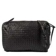 Bottega Veneta Black Intrecciato Large Nodini Bag