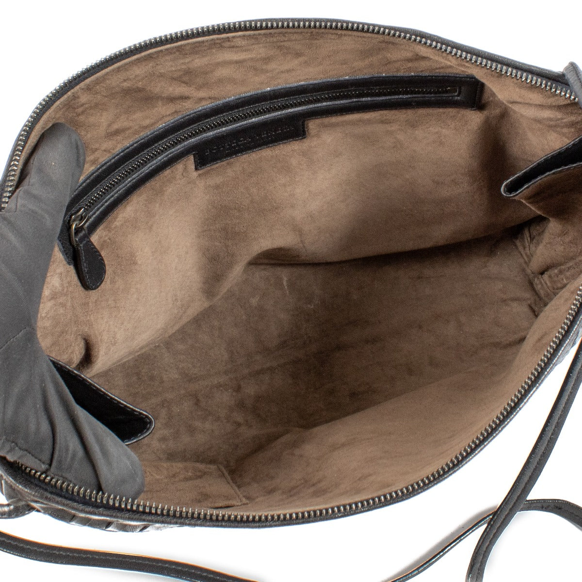 Sac Nodini grand format Intrecciato noir Bottega Veneta