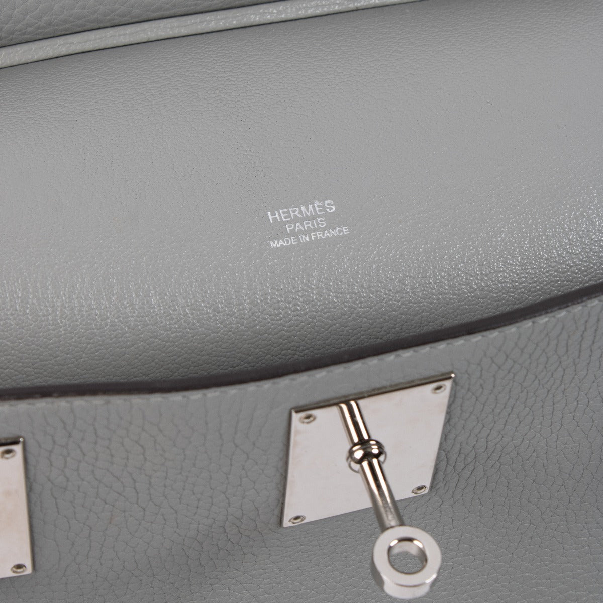 Hermès Jypsière 31 Gris Mouette Taurillon Clemence PHW