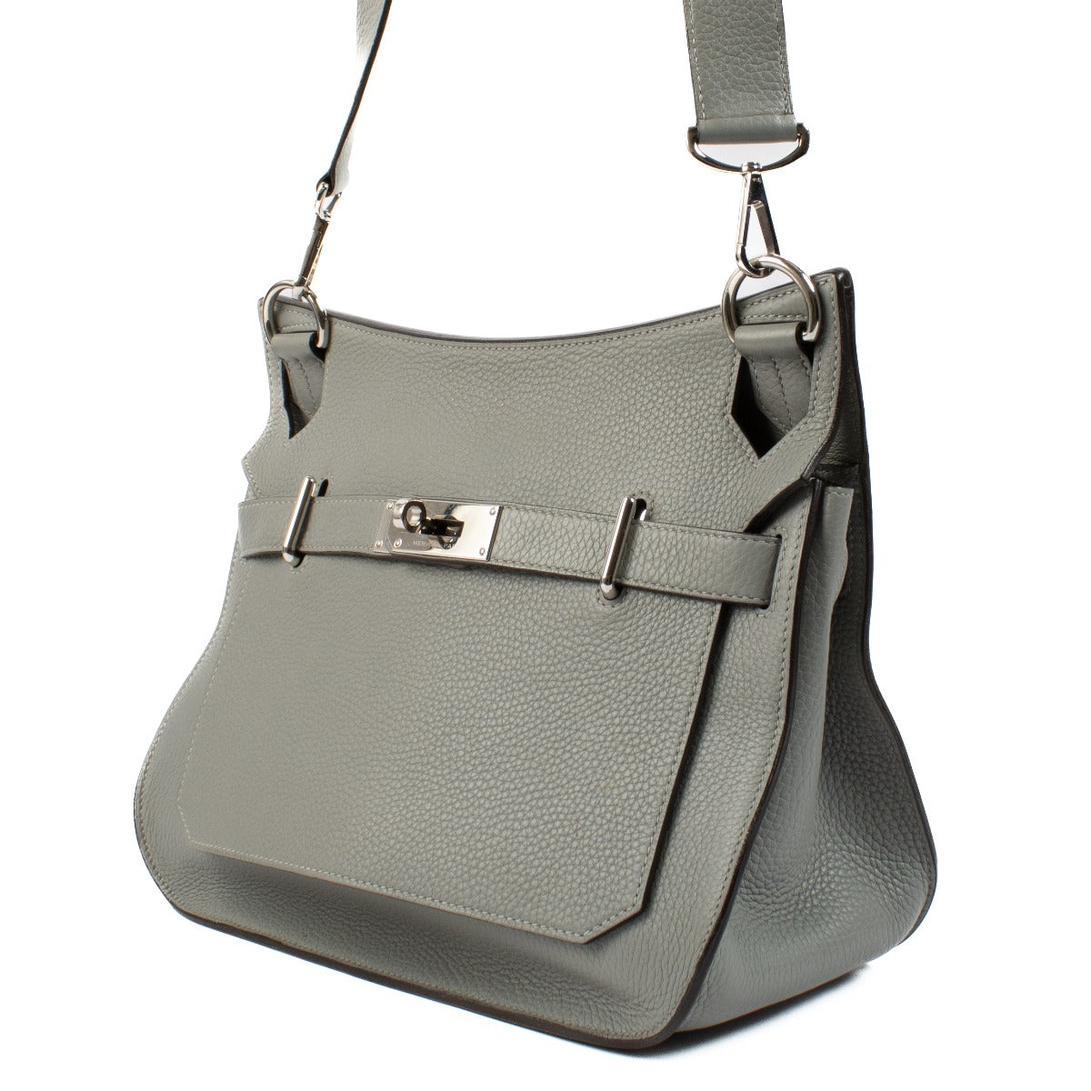 Hermès Jypsière 31 Gris Mouette Taurillon Clemence PHW