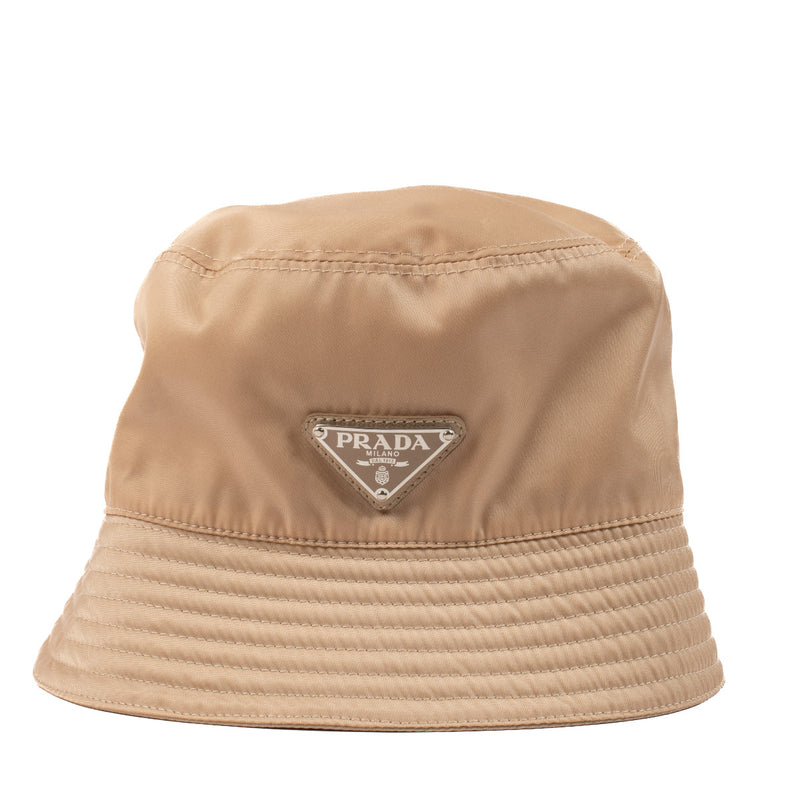 Prada Desert Beige Re-Nylon Bucket Hat