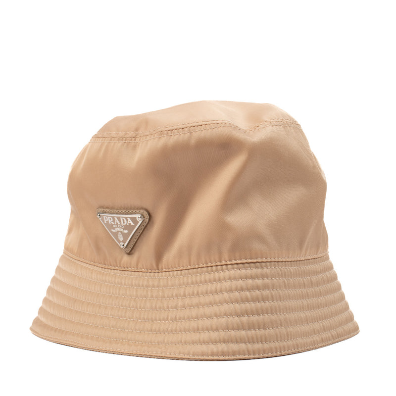 Prada Desert Beige Re-Nylon Bucket Hat
